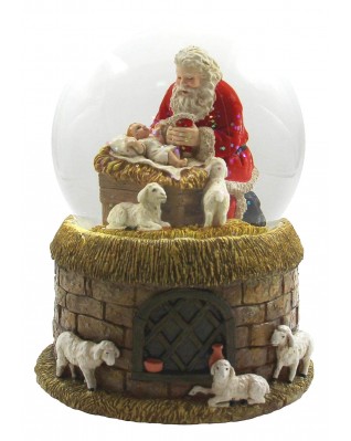 Music Box Santa Claus and Baby Music Water Balloon