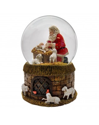 Music Box Santa Claus and Baby Music Water Balloon