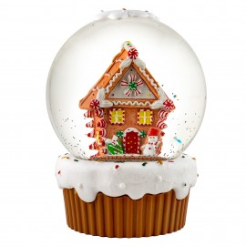 Music Box 120mm Gingerbread House Musical Water Ball